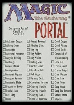 Complete Portal Card List 1