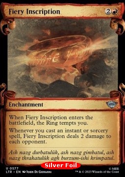 Fiery Inscription