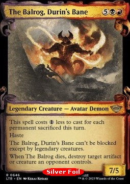The Balrog, Durin's Bane