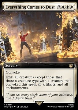 Everything Comes to Dust
