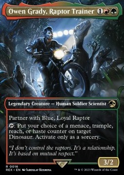 Owen Grady, Raptor Trainer