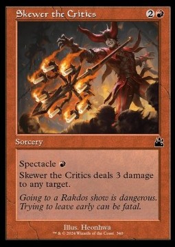 Skewer the Critics