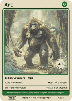 Ape Token (Green 3/3)