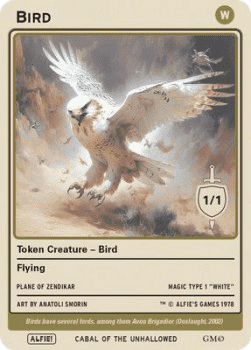 Bird Token (White 1/1)
