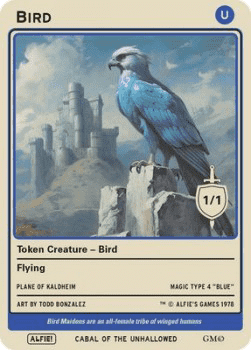 Bird Token (Blue 1/1)