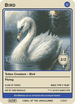 Bird Token (Blue 2/2)