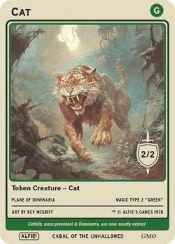 Cat Token (Green 2/2)