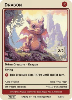 Dragon Token (Red 2/2)