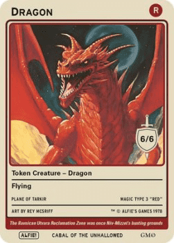 Dragon Token (Red 6/6)
