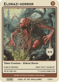 Eldrazi Horror Token (Colorless 3/2)