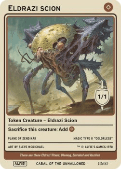 Eldrazi Scion Token (Colorless 1/1)