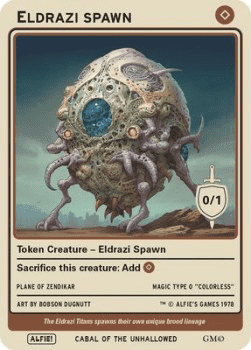 Eldrazi Spawn Token (Colorless 0/1)