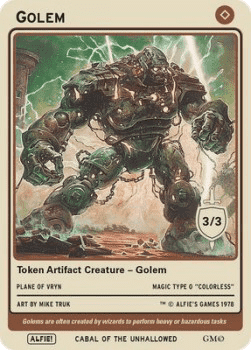 Golem Token (Artifact 3/3)