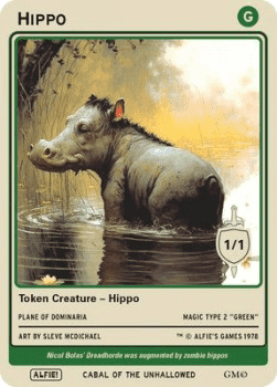 Hippo Token (Green 1/1)