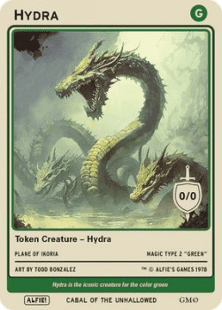 Hydra Token (Green 0/0)