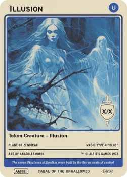 Illusion Token (Blue */*)