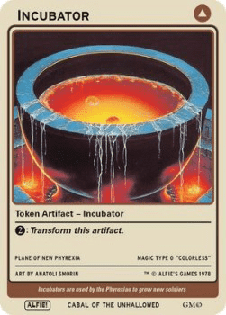 Incubator Token // Phyrexian Token (A 0/0)