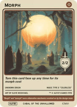 Morph Token (Colorless 2/2)