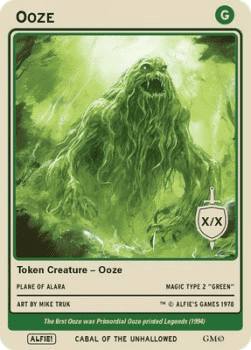 Ooze Token (Green */*)
