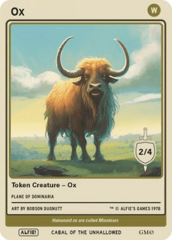 Ox Token (White 2/4)
