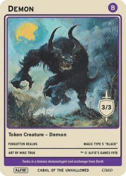 Demon Token (Black 3/3)