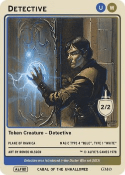 Detective Token (White and Blue 2/2)