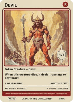 Devil Token (Red 1/1)