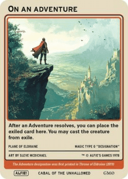 On an Adventure Token
