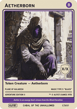 Aetherborn Token (Black */*)