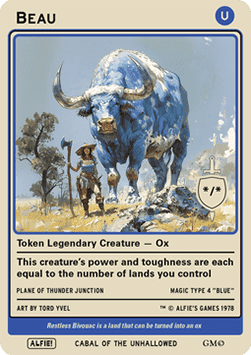 Beau Token (Blue */*)