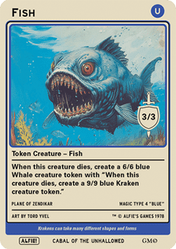 Fish Token (Blue 3/3)