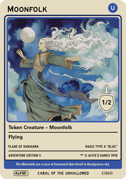 Moonfolk Token (Blue 1/2)