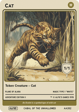 Cat Token (White 1/1)