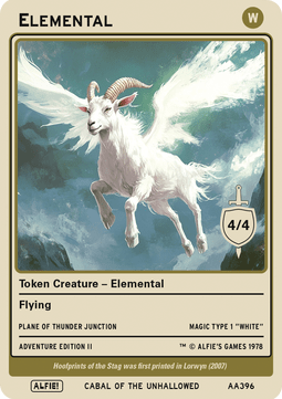 Elemental Token (White 4/4)