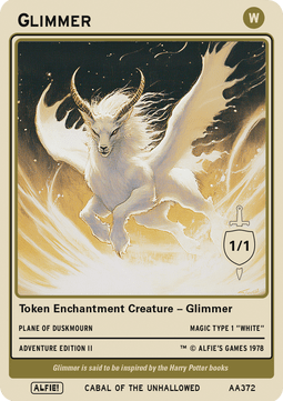 Glimmer Token (White 1/1)