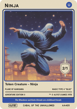 Ninja Token (Blue 2/1)