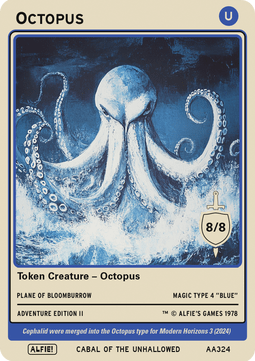 Octopus Token (Blue 8/8)