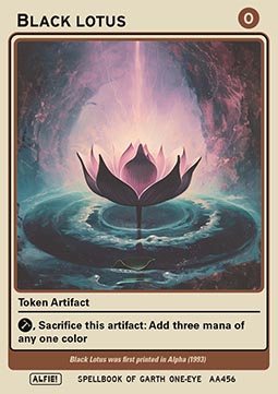 Black Lotus Copy Token