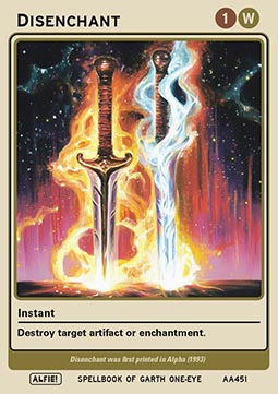 Disenchant Copy Token