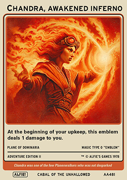 Chandra, Awakened Inferno Emblem