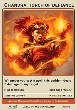 Chandra, Torch of Defiance Emblem