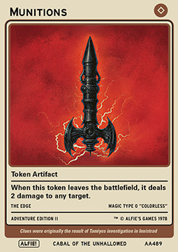 Munitions Token