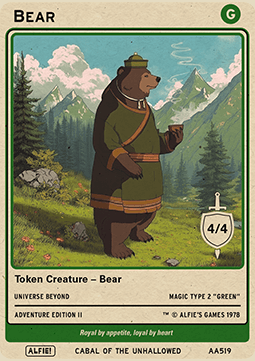 Bear Token (Green 4/4)