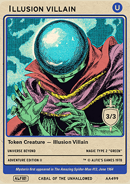 Illusion Villain Token (Blue 3/3)