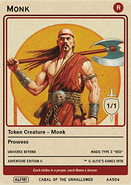 Monk Token (Red 1/1)