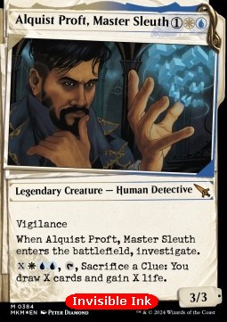 Alquist Proft, Master Sleuth