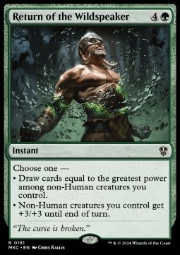 Return of the Wildspeaker