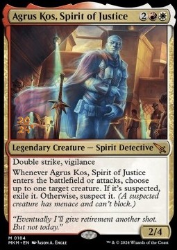 Agrus Kos, Spirit of Justice