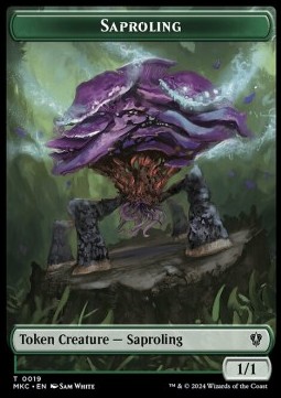 Saproling Token (G 1/1) // Manifest Token (C 2/2)