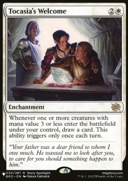 Tocasia's Welcome